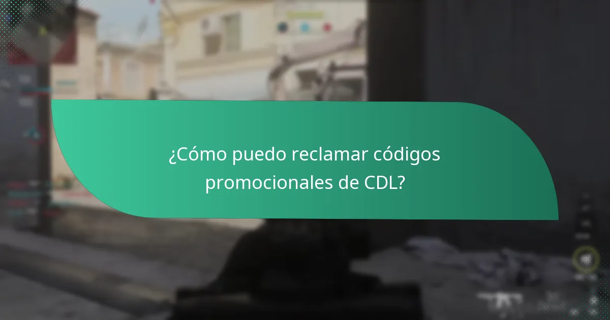 ¿Qué eventos únicos están asociados con los códigos promocionales de CDL?