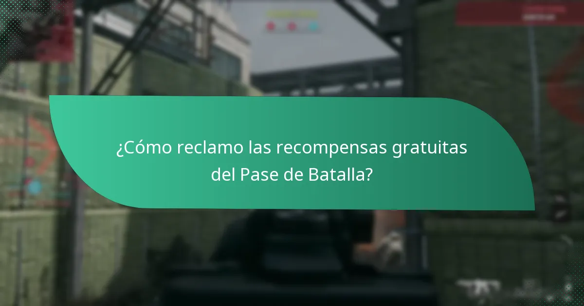 ¿Cuáles son los beneficios de las recompensas gratuitas del Pase de Batalla?