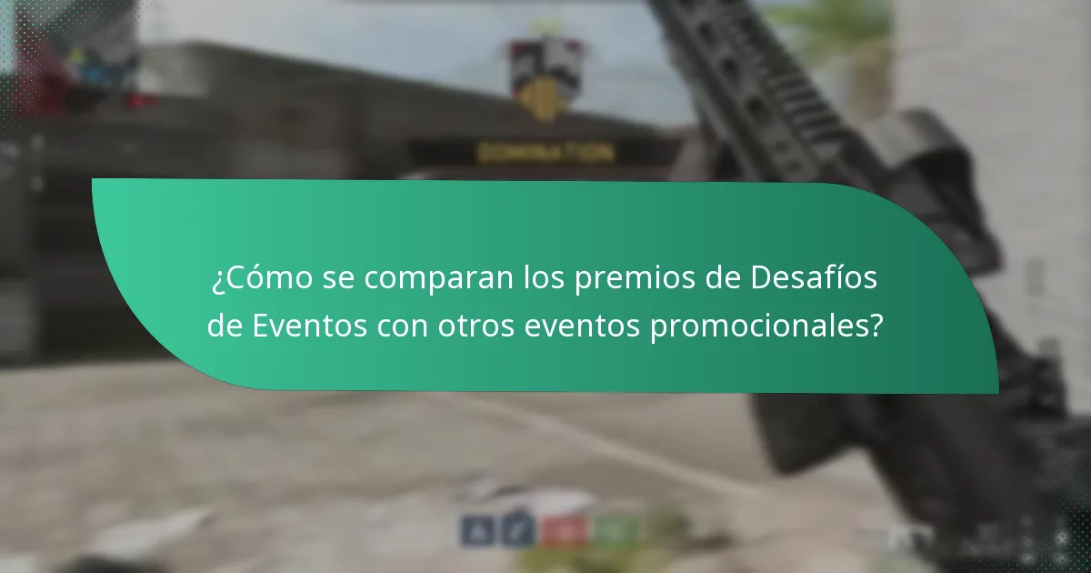 ¿Qué tipos de premios están disponibles en los Desafíos de Eventos?