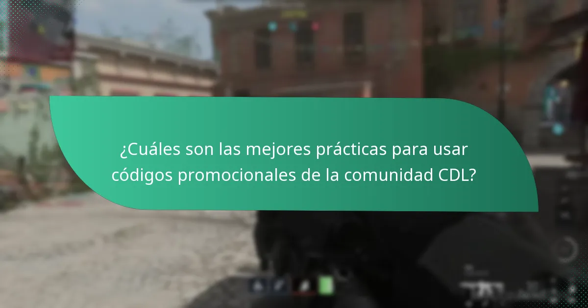 ¿Qué códigos promocionales de la comunidad CDL están actualmente disponibles?