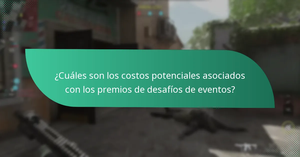 ¿Cómo se comparan los premios de desafíos de eventos con eventos anteriores?