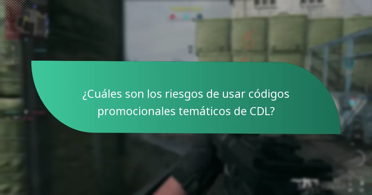 ¿Cuándo afectan los eventos estacionales a los códigos promocionales de CDL?