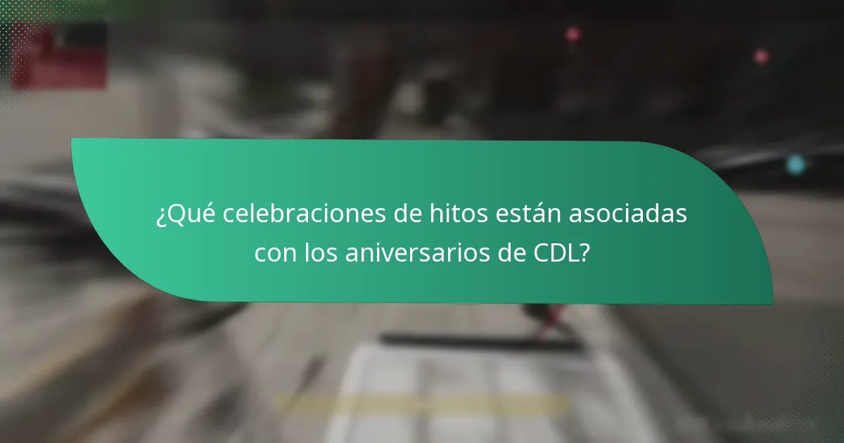 ¿Qué artículos de legado pueden conmemorar los logros de CDL?