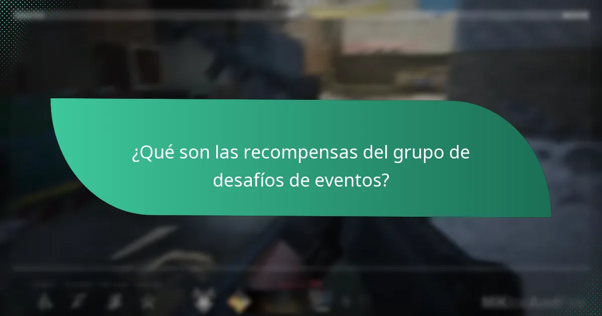 ¿Cómo participar en las recompensas del grupo de desafíos de eventos?